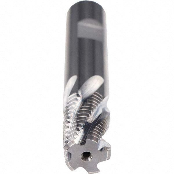 Helical Flute Thread Mill: 1/2-14, Internal & External, 4 Flute, Solid Carbide