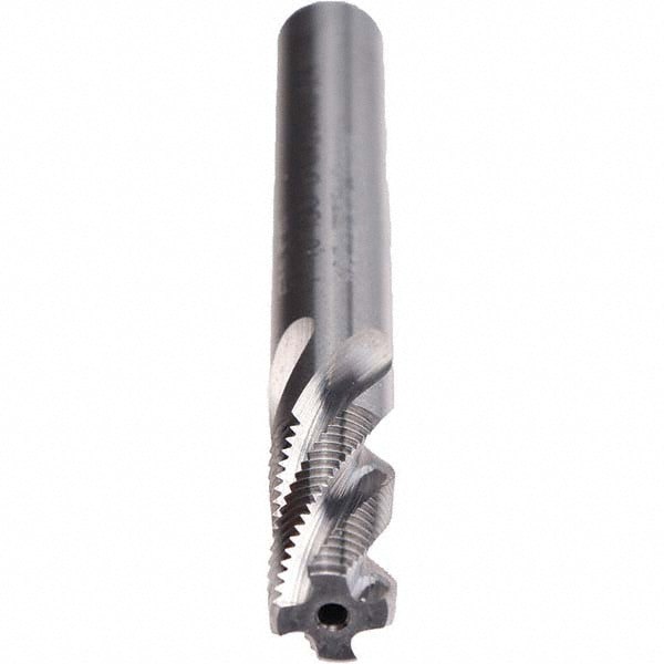 Helical Flute Thread Mill: Internal, 4 Flute, Solid Carbide