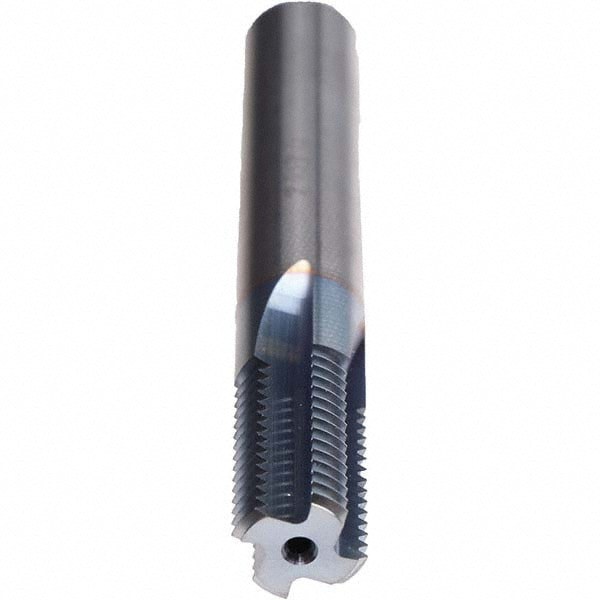 Straight Flute Thread Mill: Internal, 4 Flutes, Solid Carbide