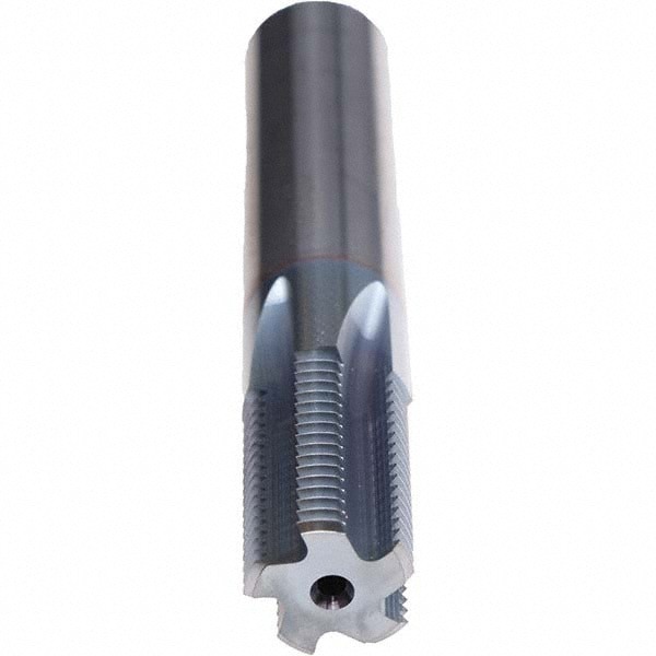 Straight Flute Thread Mill: 1/2-14, External & Internal, 5 Flutes, Solid Carbide