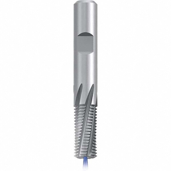 Helical Flute Thread Mill: Internal, 6 Flute, Solid Carbide