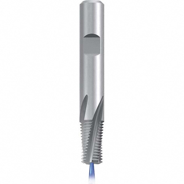 Helical Flute Thread Mill: 3/8-18, Internal, 4 Flute, Solid Carbide
