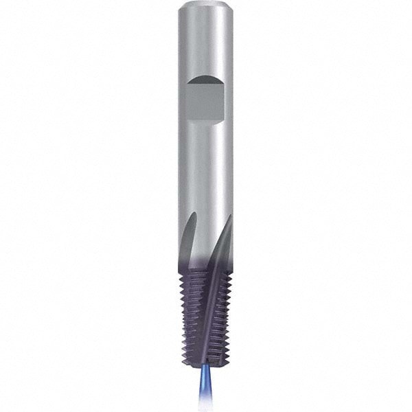 Helical Flute Thread Mill: 3/4-14, Internal, 4 Flute, Solid Carbide