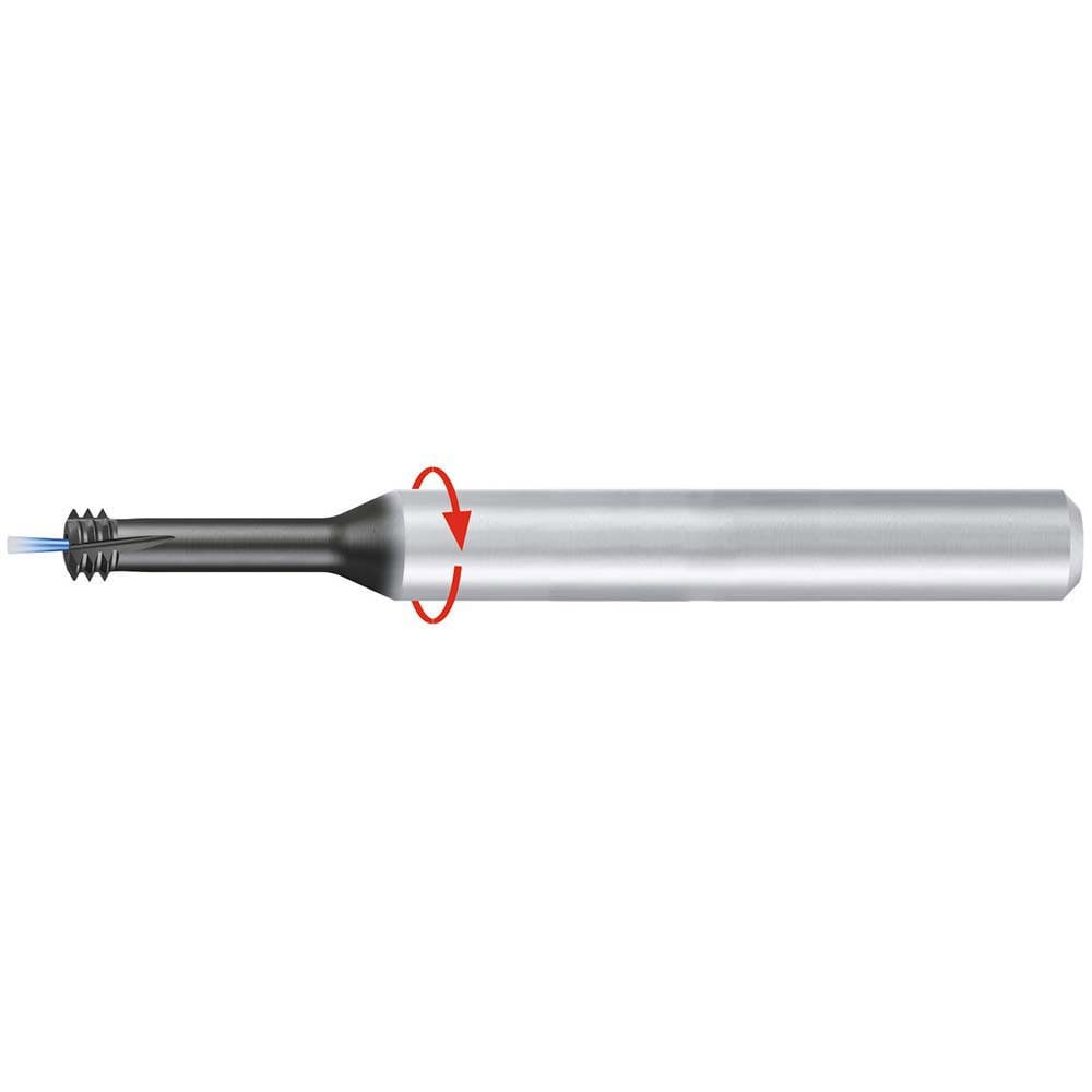 Straight Flute Thread Mill: #10 to 32, 4 Flutes