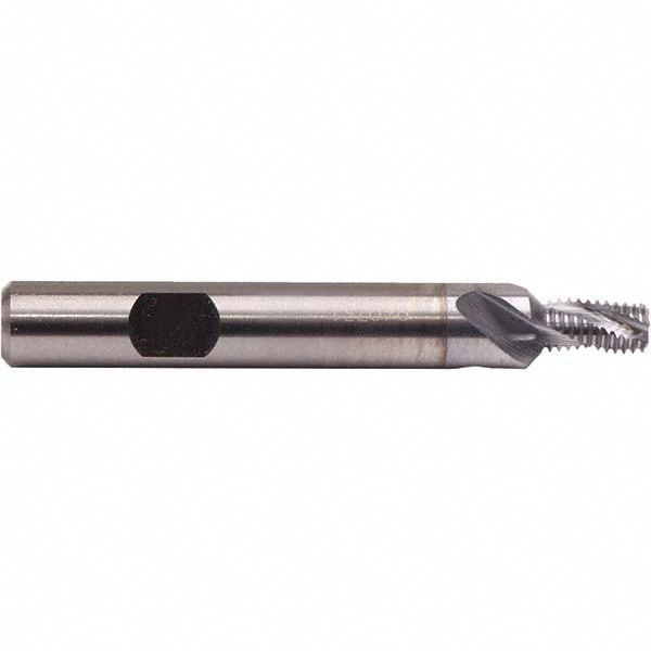 Helical Flute Thread Mill: 3/8-16, Internal, 3 Flute, Solid Carbide