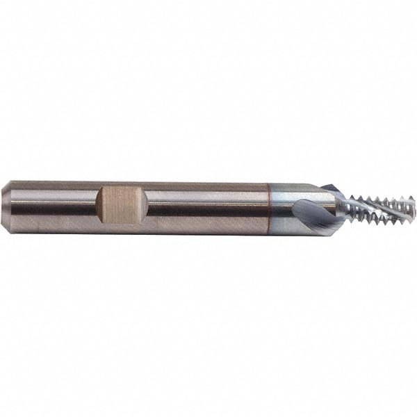Helical Flute Thread Mill: M5x0.8, Internal, 3 Flute, 6.00 mm Shank Dia, Solid Carbide