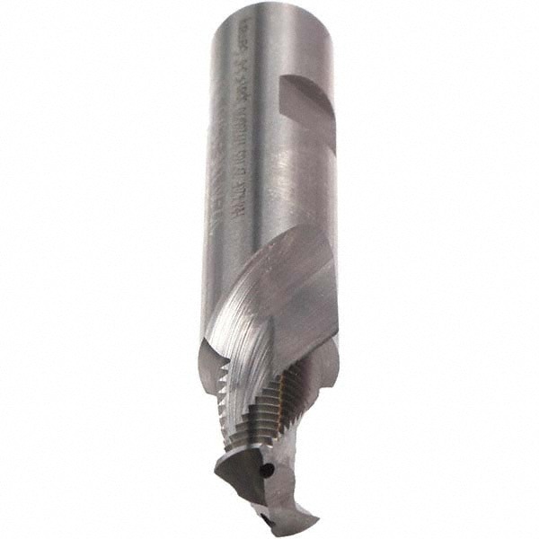 Helical Flute Thread Mill: 1/4-28, Internal, 2 Flute, Solid Carbide