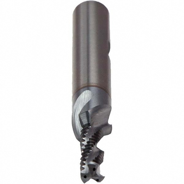 Helical Flute Thread Mill: Internal, 3 Flute, Solid Carbide