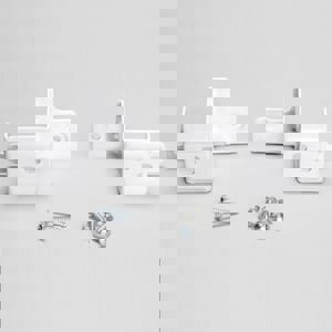 6-3/10 in. Stack Kit in White