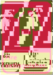 Fire Extinguisher, Pressure Sensitive Vi