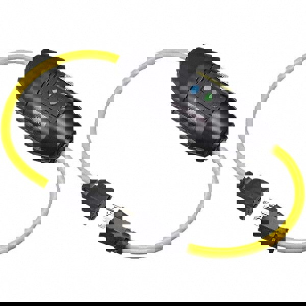 Inline GFCI Cord Set: 2' Cord, 15A, 125V