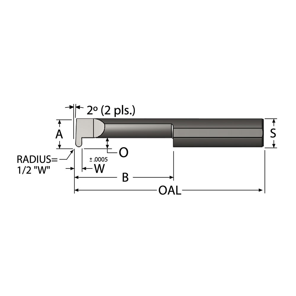 Grooving Tool: Full Radius
