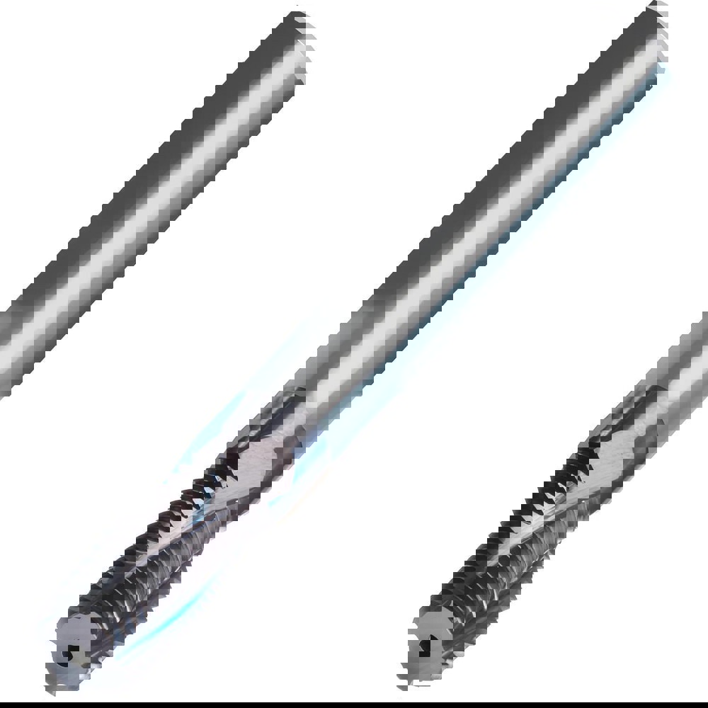 Helical Flute Thread Mill: 3/8-24, Internal, 3 Flute, 5/16