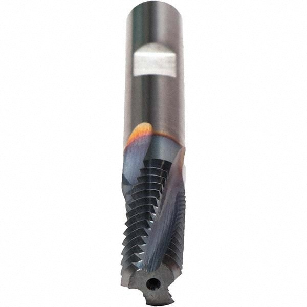 Helical Flute Thread Mill: M10x1.5, Internal, 3 Flute, 5/16