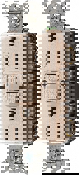 1 Phase, 5-15R NEMA, 125 VAC, 15 Amp, GFCI Receptacle