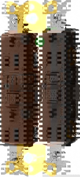 1 Phase, 5-15R NEMA, 125 VAC, 15 Amp, GFCI Receptacle