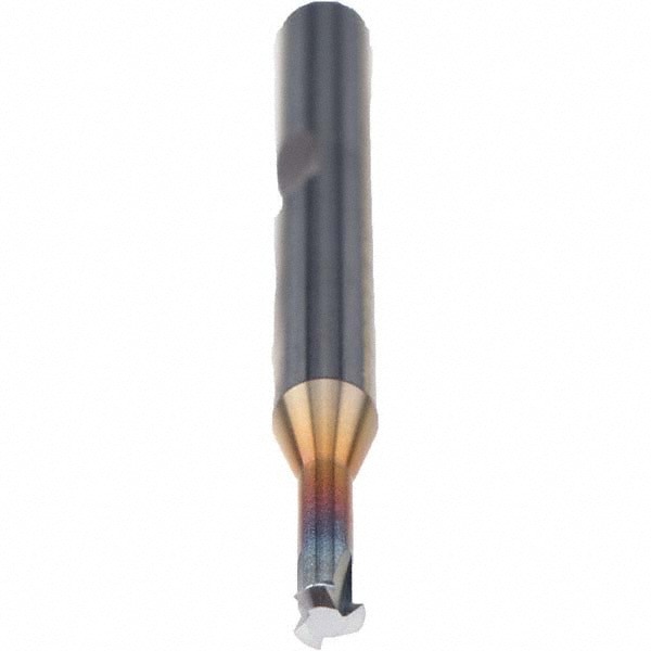 Single Profile Thread Mill: #6-32, 32 to 40 TPI, Internal, 3 Flutes, Solid Carbide