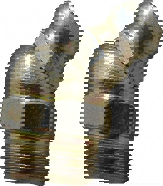 Standard Grease Fitting: 45 &deg; Head, M10 x 1 Metric