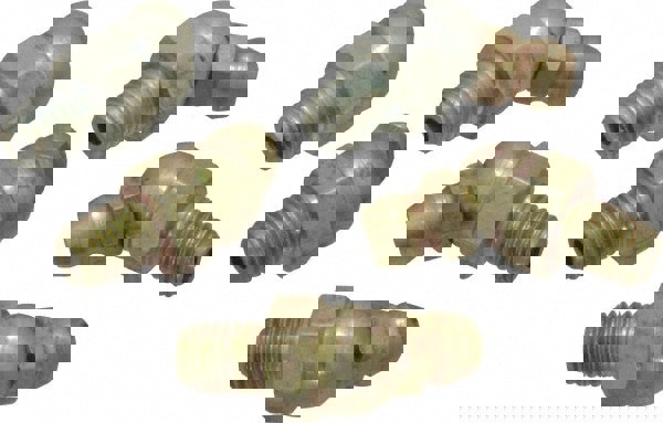 Standard Grease Fitting: 45 &deg; Head, 1/4-28 NF