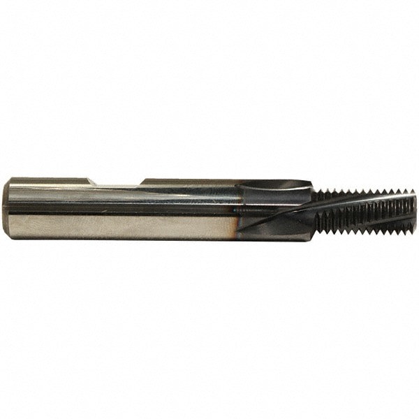 Helical Flute Thread Mill: 1/8-27, External, 4 Flute, 5/16