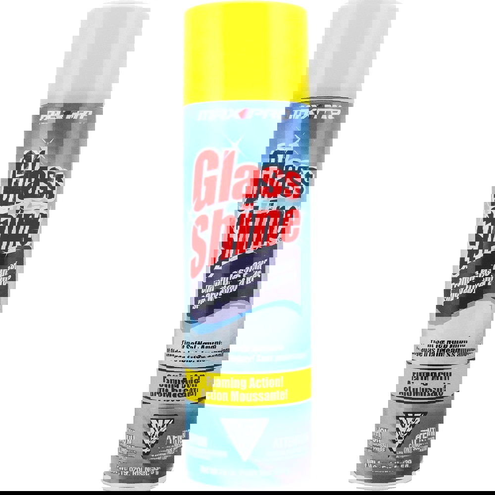 Glass Cleaners; Form: Liquid ; Container Type: Aerosol Can ; Solution Type: Ammonia-Free; Ready to Use ; Container Size: 19 oz ; Removes: Dirt; Grease; Water Marks ; Composition: Water-Based