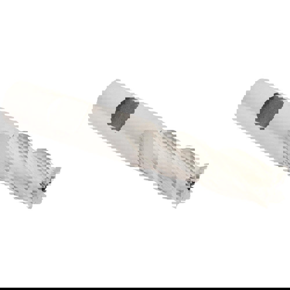 Square End Mill: 15/32'' Dia, 1-1/4'' LOC, 1/2'' Shank Dia, 3-1/4'' OAL, 4 Flutes, High Speed Steel