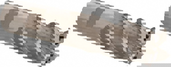 Square End Mill: 11/16'' Dia, 1-5/8'' LOC, 5/8'' Shank Dia, 3-3/4'' OAL, 4 Flutes, High Speed Steel