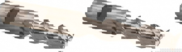 Square End Mill: 7/16'' Dia, 1-3/4'' LOC, 1/2'' Shank Dia, 3-3/4'' OAL, 2 Flutes, High Speed Steel