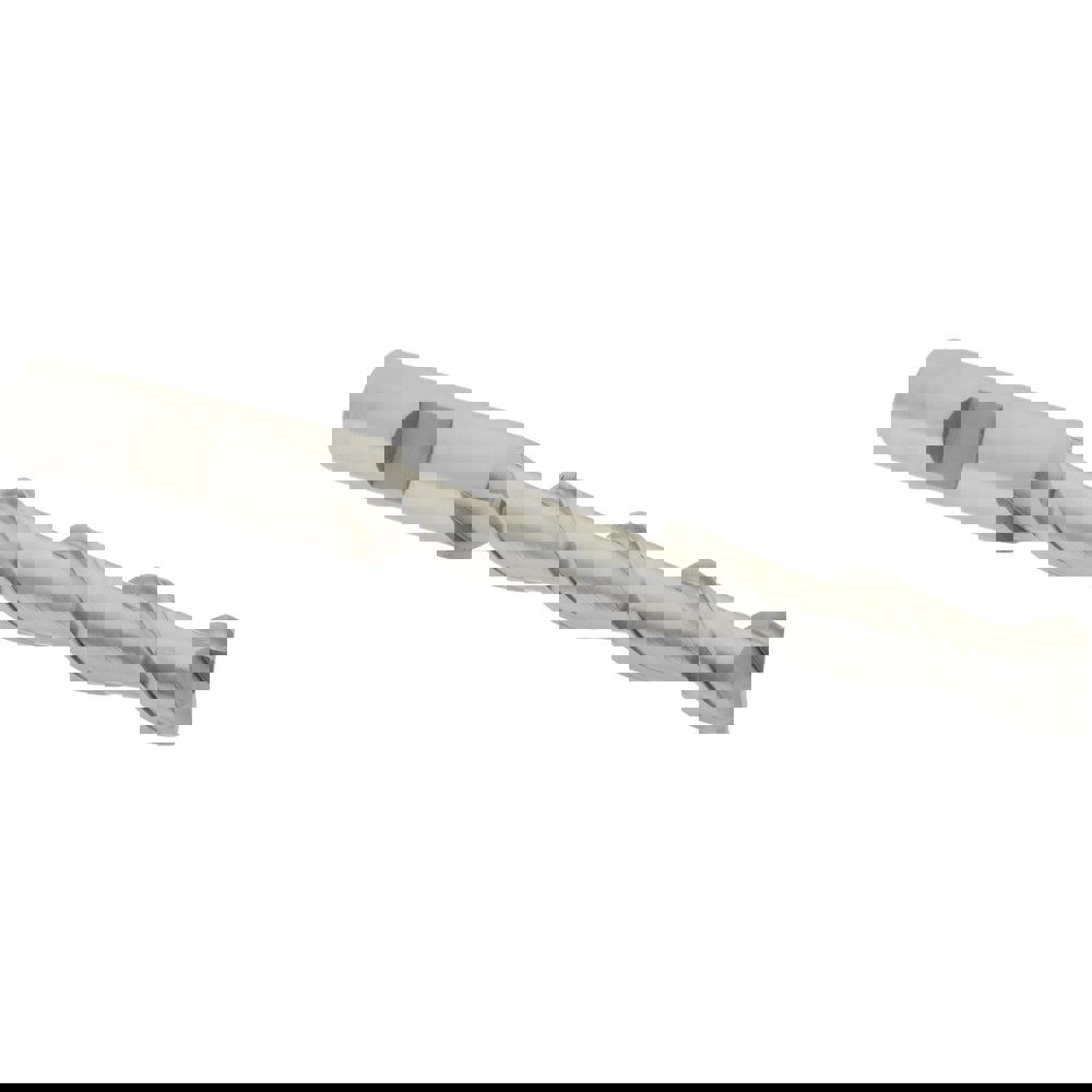 Square End Mill: 7/16'' Dia, 2-3/4'' LOC, 1/2'' Shank Dia, 4-3/4'' OAL, 2 Flutes, High Speed Steel