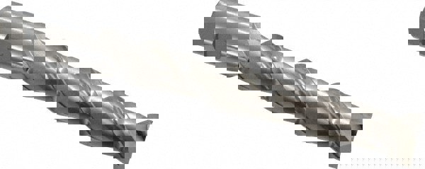 Square End Mill: 7/8'' Dia, 5'' LOC, 7/8'' Shank Dia, 7-1/4'' OAL, 2 Flutes, High Speed Steel