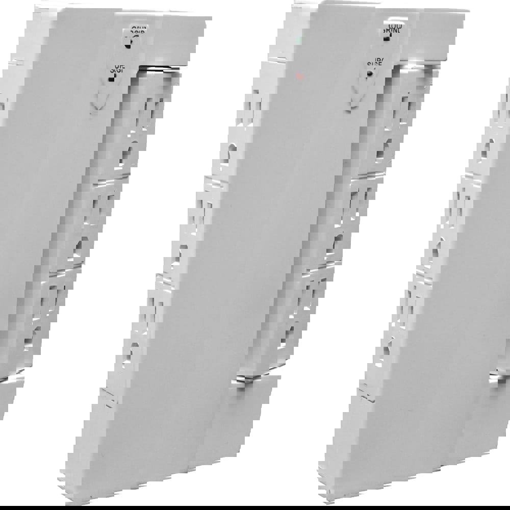 Electrical Outlet Adapters; Adapter Color: White