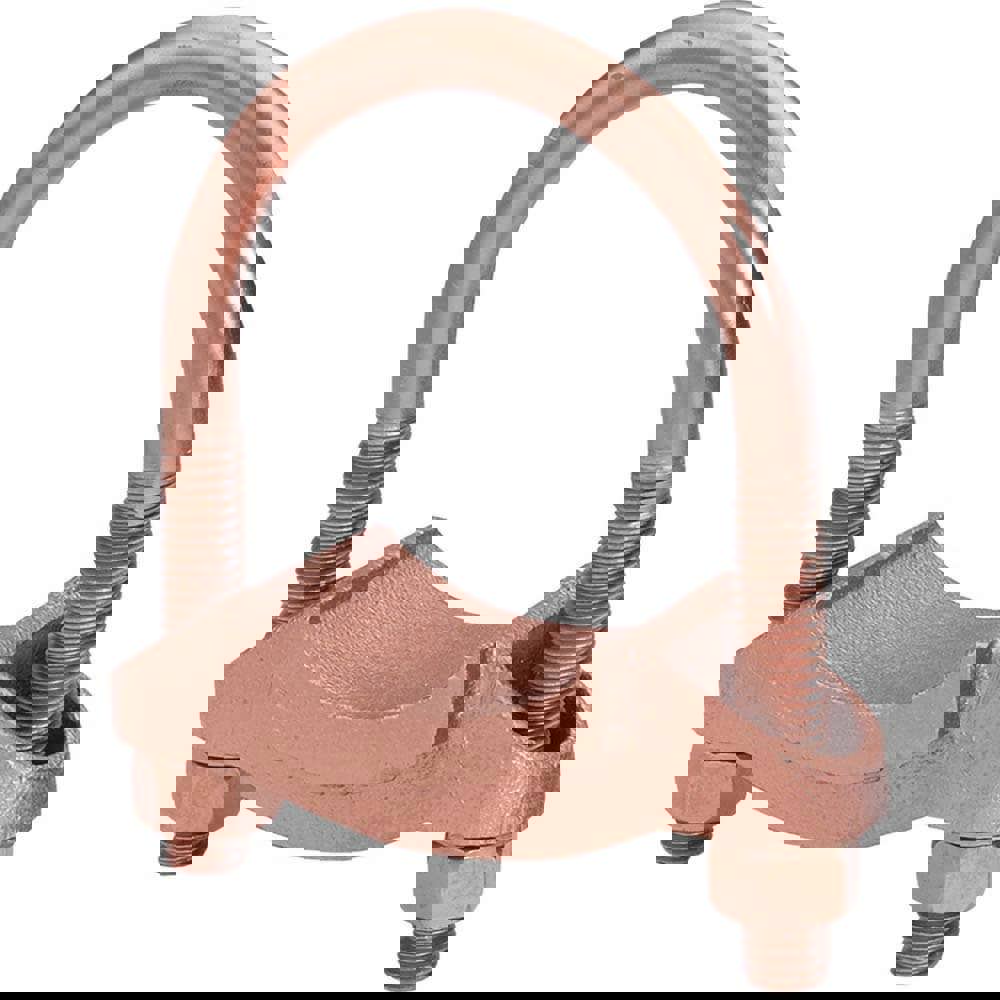 Grounding Clamps; Clamp Type: Grounding Clamp ; Compatible Rod Diameter (Inch): 1-5/8-1-7/8 ; Maximum Compatible Pipe Size (Inch): 1-1/2 ; Overall Length (Decimal Inch): 3-1/2 ; Material: Copper Alloy