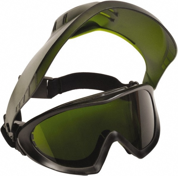 Safety Goggles: Chemical Splash & Dust, Anti-Fog & Scratch-Resistant, Green Polycarbonate Lenses