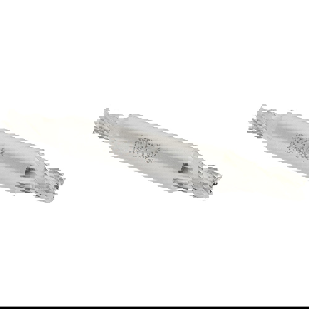 Square End Mill: 1/4'' Dia, 3/8'' LOC, 3/8'' Shank Dia, 2-7/8'' OAL, 4 Flutes, High Speed Steel