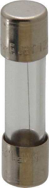 Cylindrical Fast-Acting Fuse: 1.25 A, 20 mm OAL, 5 mm Dia