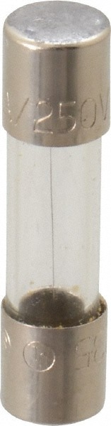 Cylindrical Fast-Acting Fuse: 0.4 A, 20 mm OAL, 5 mm Dia