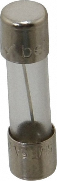 Cylindrical Fast-Acting Fuse: 5 A, 20 mm OAL, 5 mm Dia