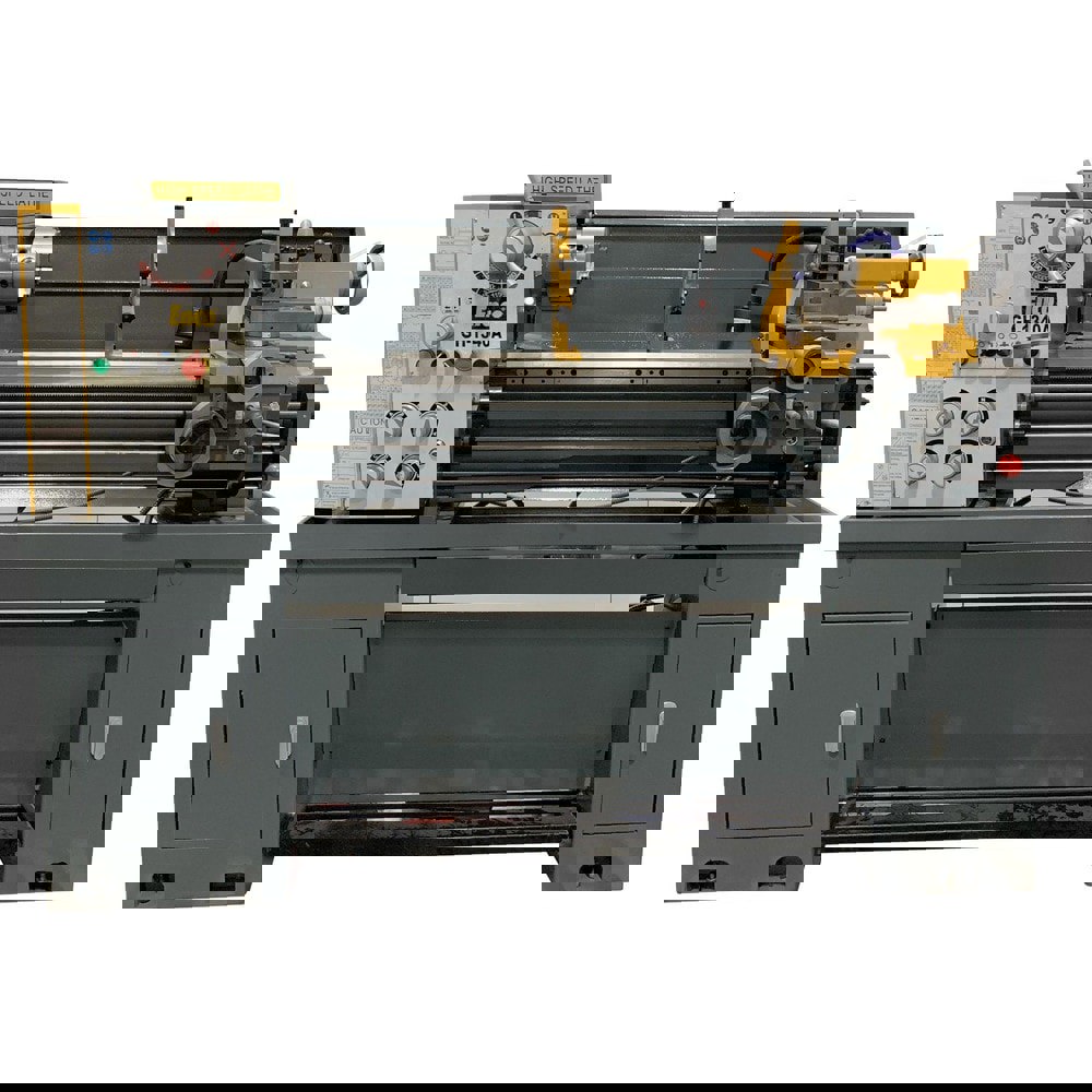 Engine Lathe: Single Phase, 220V, 2 hp, Geared Head