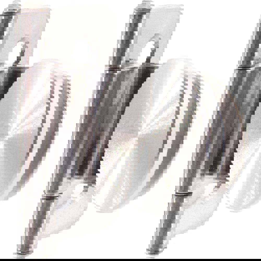 Inset Glass Door Hinge: 2 Mounting Holes