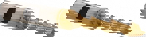 Square End Mill: 1/4'' Dia, 1-1/4'' LOC, 3/8'' Shank Dia, 3-1/8'' OAL, 2 Flutes, High Speed Steel