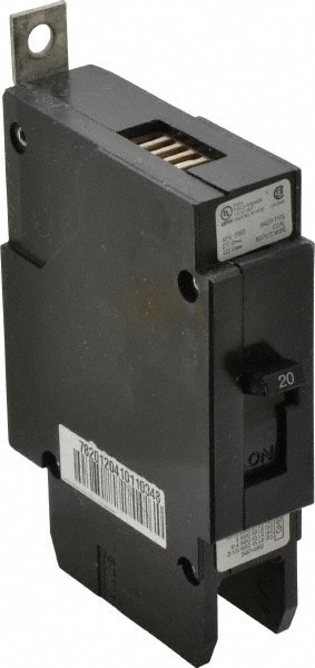 20 Amp, 125 VDC, 277/480 VAC, 1 Pole, Bolt On Molded Case Circuit Breaker