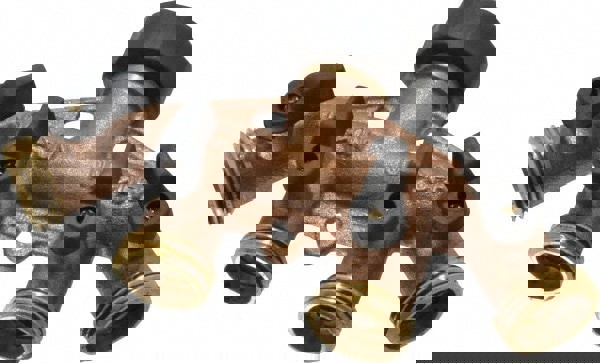 Garden Hose Coupler: Female Swivel Nut to Male Hose, 3/4