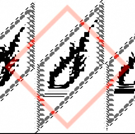 Hazardous Material Label: 2