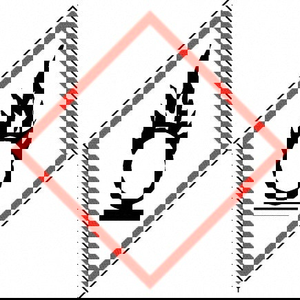 Hazardous Material Label: 2