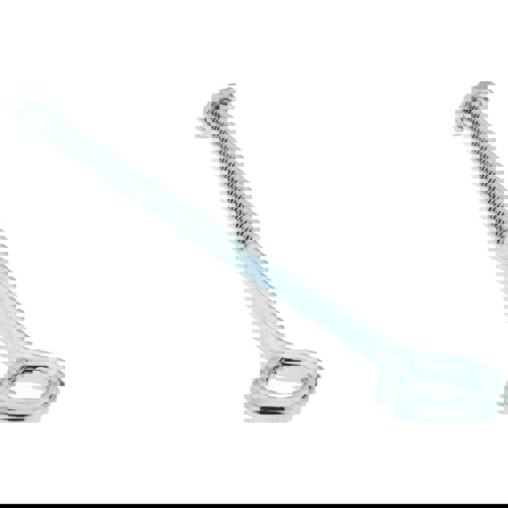 1/4-20, Zinc-Plated Finish, Steel Wire Turned Open Eye Bolt