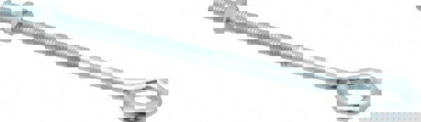 5/16-18, Zinc-Plated Finish, Steel Wire Turned Open Eye Bolt