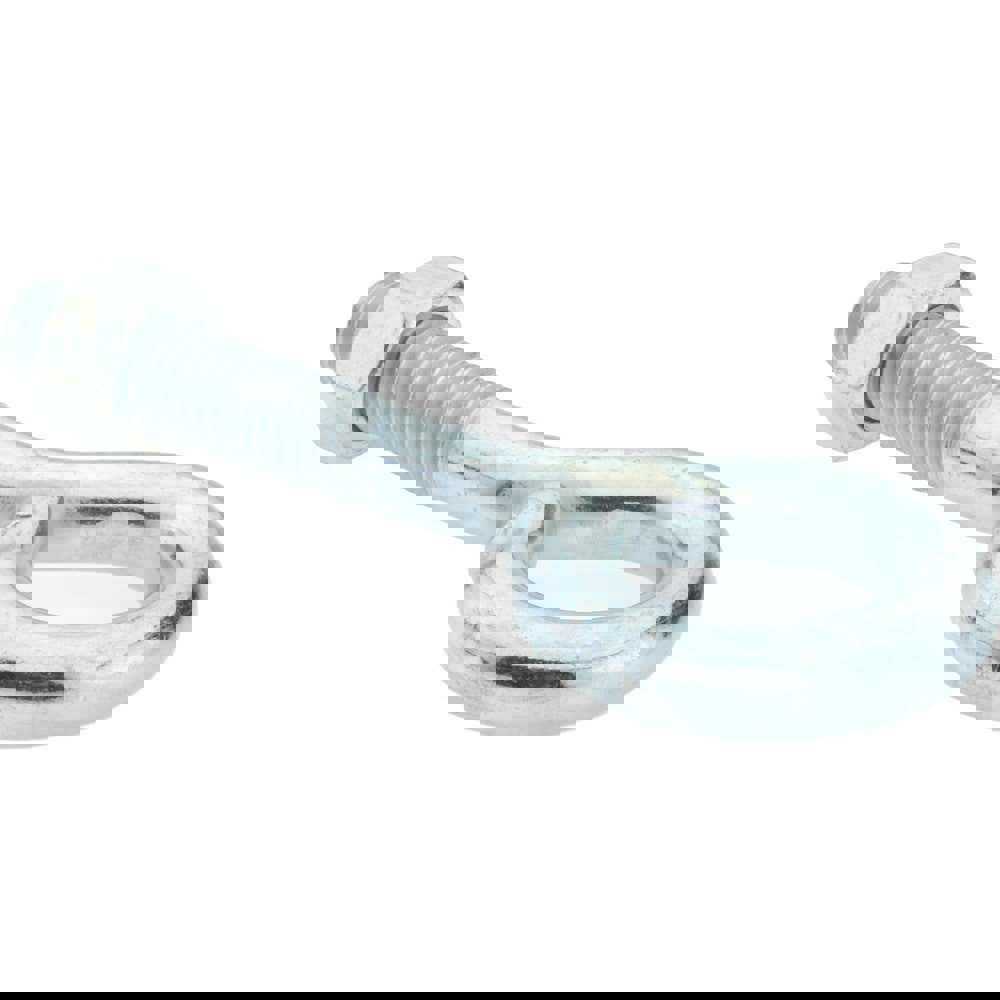 3/8-16, Zinc-Plated Finish, Steel Wire Turned Open Eye Bolt