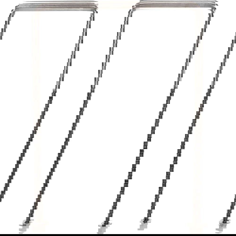 Square U-Bolt: Without Mount Plate, 3/8-16 UNC, 5-5/8