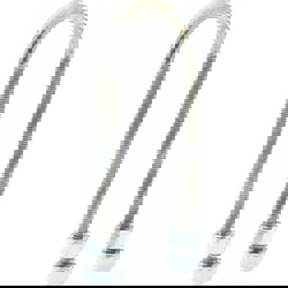 Round U-Bolt: Without Mount Plate, 1/4-20 UNC, 2-1/2