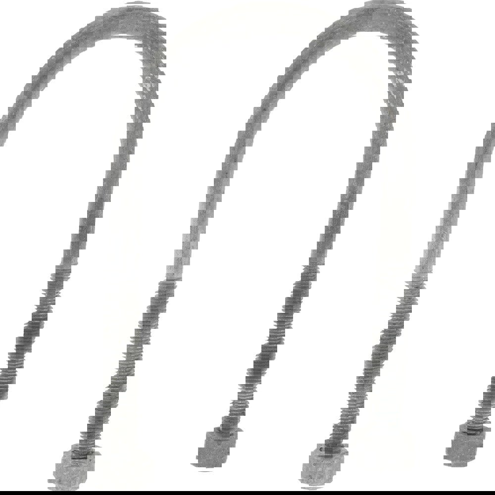 Round U-Bolt: Without Mount Plate, 1/4-20 UNC, 1-3/8